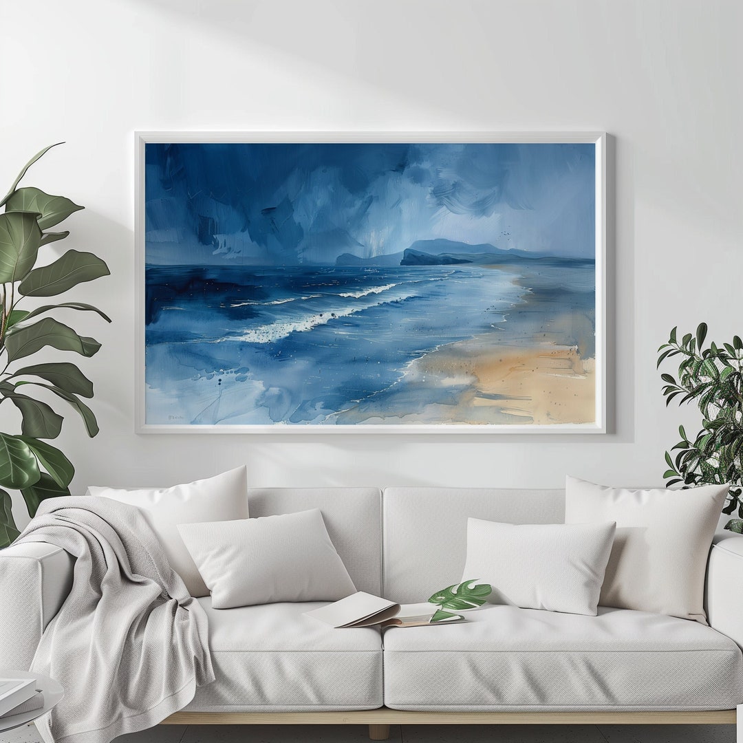 Donegal Ireland Landscape Watercolour Painting Print, Art Prints ...