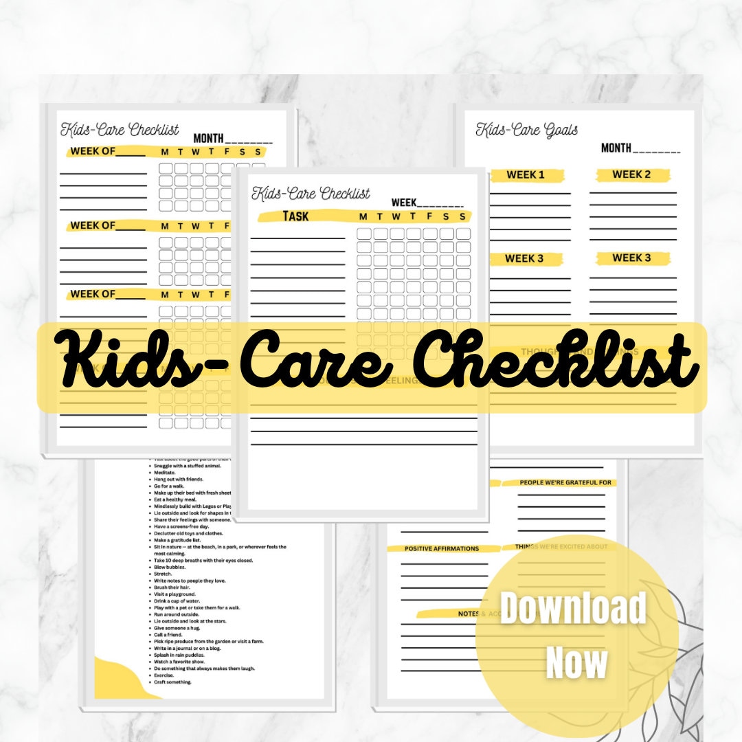 Kids care Checklist Printable Child care Checklist Digital Download kids-care-checklist-printable-child-care-checklist-digital-download