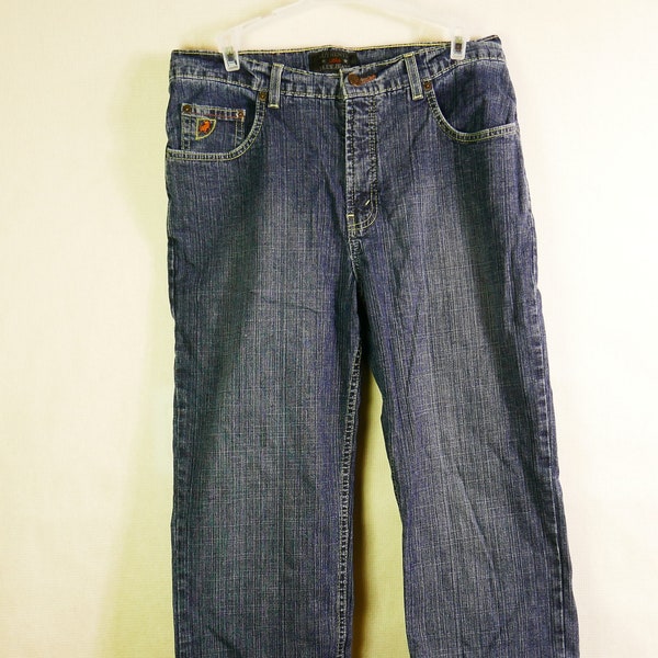 Vintage LOIS Size 33 blue jeans denim pants authentic - #B4