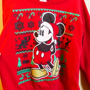Vancouver Canucks Hohoho Mickey Christmas Ugly Sweater –