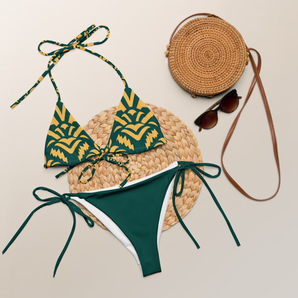 Women's Strapless Swimsuit - Pineapple Paradise - Island Breeze main image 1