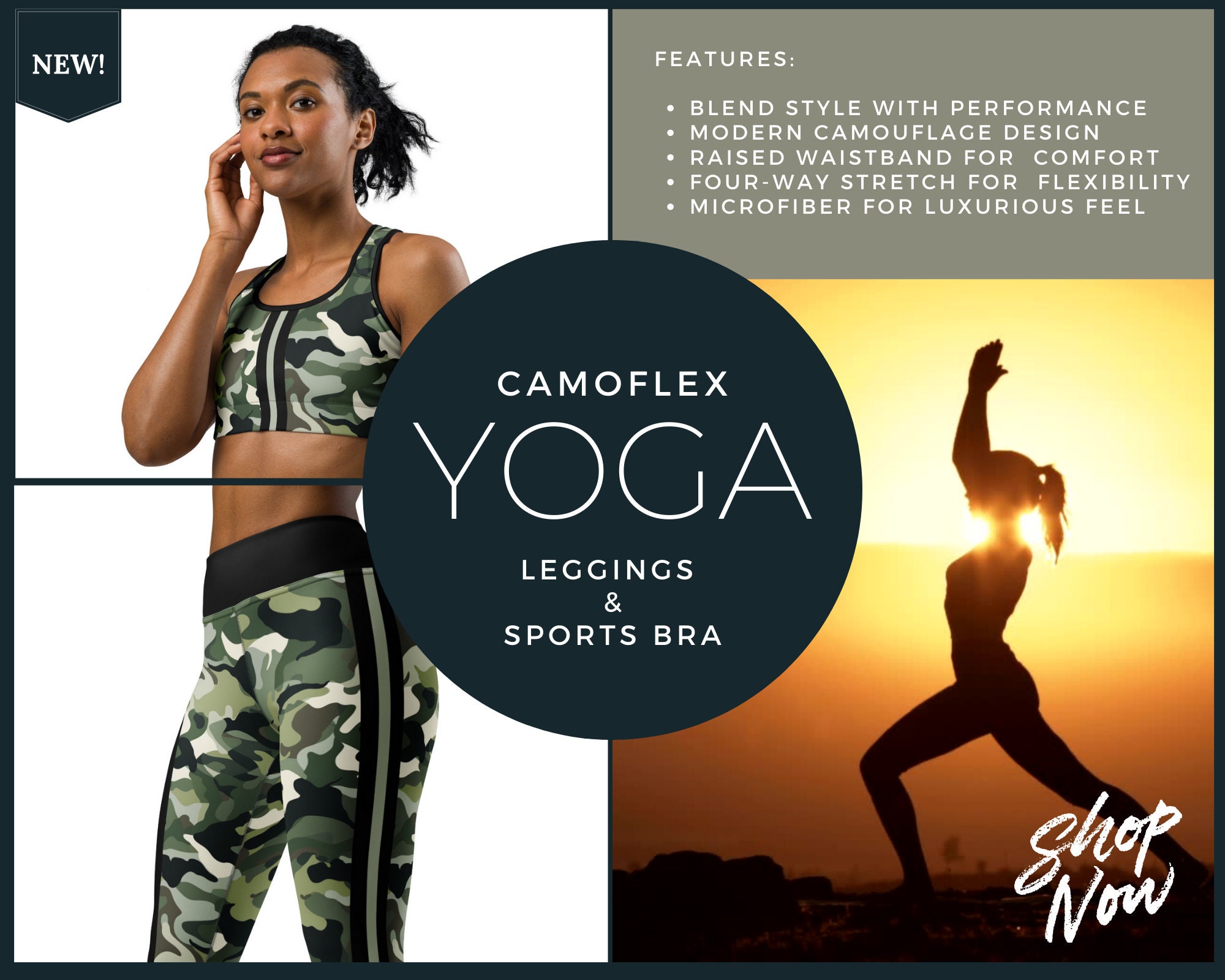 YHWW Yoga clothes,2Piece Sports Clothing Woman Sportwear Yoga sets