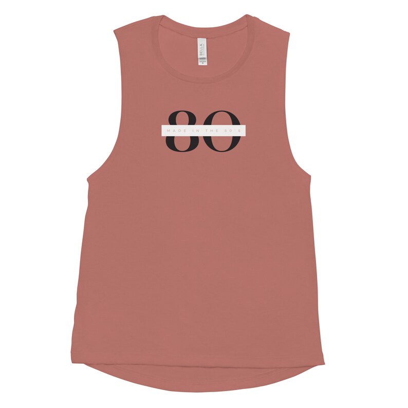Retro Vibes: Made in the 80's Ladies' Muscle Tank