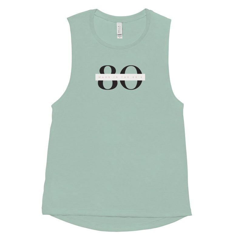 Retro Vibes: Made in the 80's Ladies' Muscle Tank