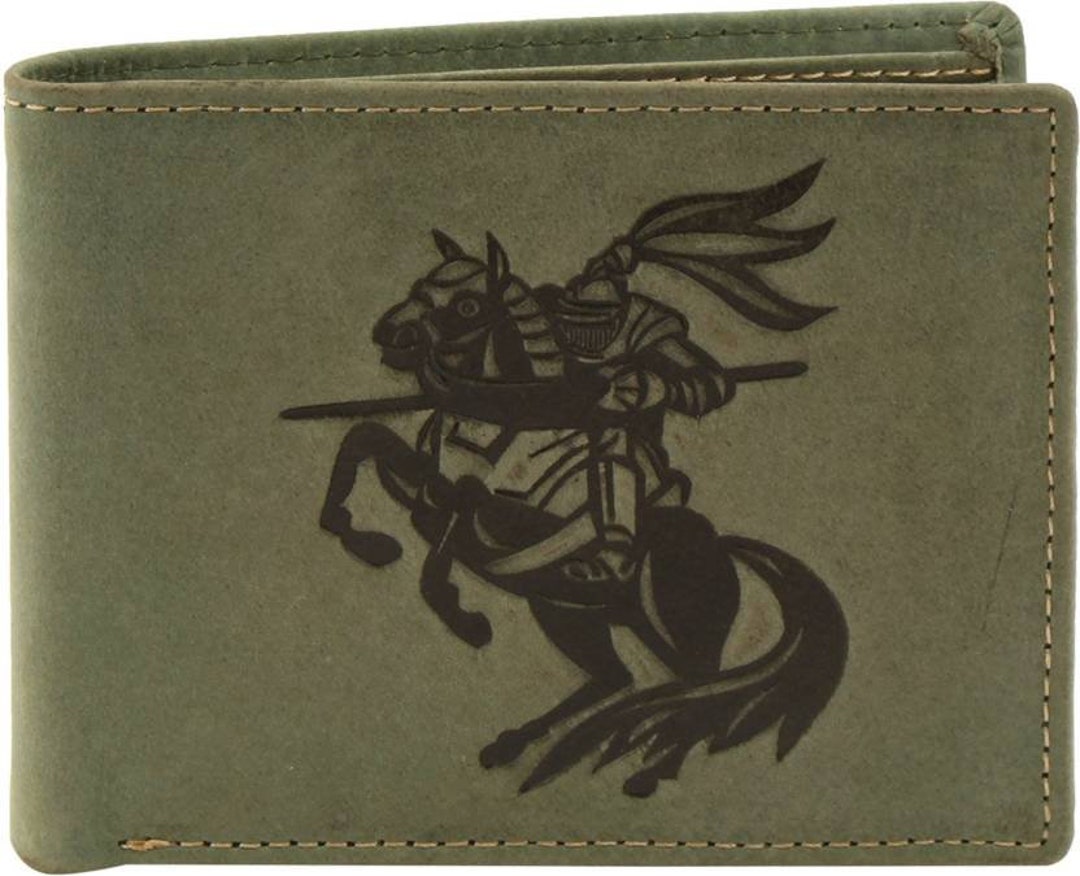 Knight Wallet Men's Leather Bifold Wallet – RFID Blocking, Knight Design - Etsy