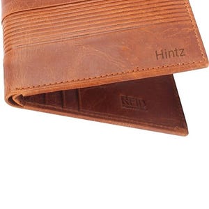 Portefeuille élégant en cuir véritable pour homme - Design fin et élégant Plusieurs emplacements pour cartes, Portefeuille Portefeuille en cuir pour homme, Portefeuilles pour homme