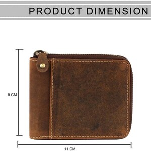 Men's RFID Genuine Leather Wallet - Gifts For Him - Anniversary Gift - Custom Wallet - Wedding Gift - Custom Leather - Mens