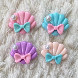 24mm Kids Girls Cute Colorful Shell Pearl Shank Sewing Buttons DIY Crochet Clothing Project Accessories Deco Sewing and Kids Craft Supply