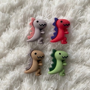 Botones de costura con forma de dinosaurio de dibujos animados para bebés de 15 mm, accesorios de ropa de animales para niños, suministros de manualidades para niños, suministros de costura, proyecto de bricolaje