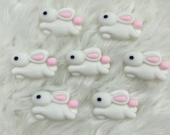 Resin 17mm Kawaii Bunny Kids Baby Shank Sewing Buttons, Cartoon Cute Clothing Buttons, DIY Projects, Scrapbooking