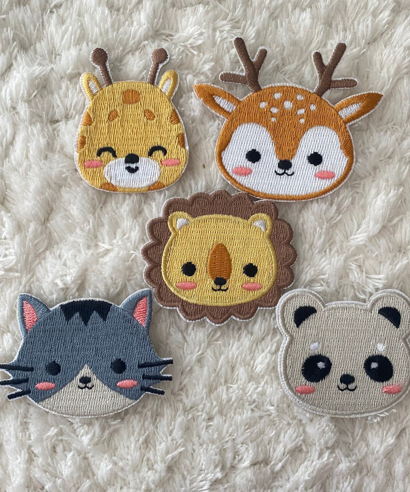 Dinglong Cartoon Animali Siti Patch Set Lavabile Fai Da Te