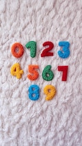 3CM Colorful Chenille Mini Numbers 0-9 Iron On Clothing Patches DIY Crochet Project Accessories Deco Sewing and Kids Craft Supply product logo