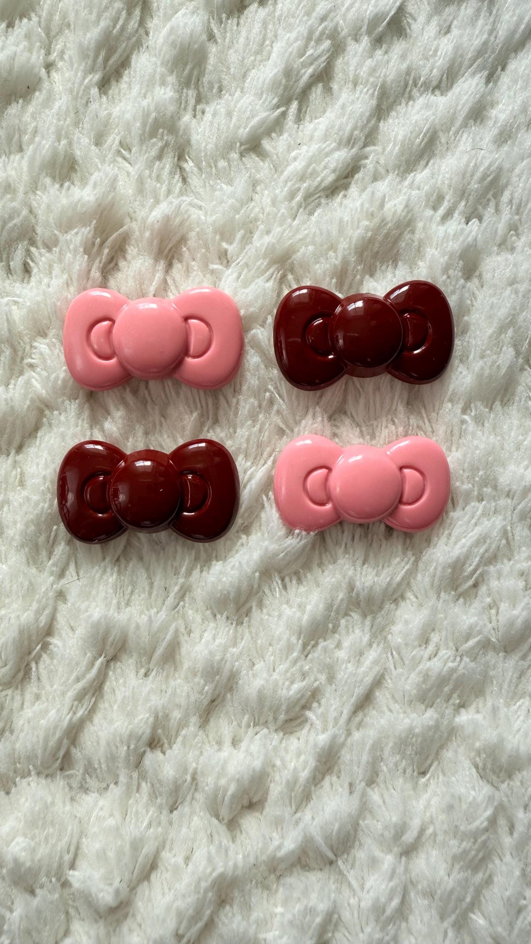 33 Adorable Button Crafts For Kids: Fun and Creative 24 15mm Kids Teens Cute Pink Red Kitty Bow Blouse Shank Sewing Buttons…
