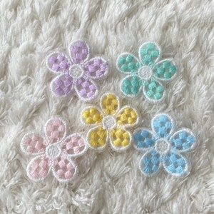 3CM Colorful Mesh Flower Embroidery Sewing Patch, Beautiful Applique For DIY Clothing Project, Sewing Supply, Sewing Accessories,