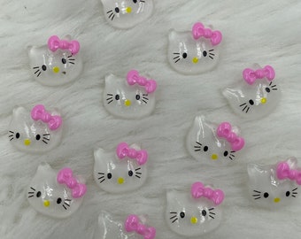 Kids Baby Resin Cute Kitty Sewing Shank Buttons, 15mm Clothing Buttons, DIY Projects, Clothing Accessories, Sewing Supply