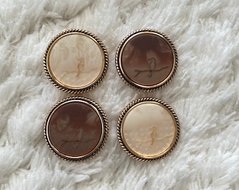 Camicia Dorata Con Bottoni In Metallo - Italia - Foto 2