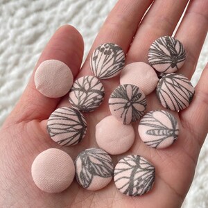 16mm Women Handmade Limited Mixed Round Blouse Shank Sewing Buttons, Cute Clothing Accessories, Sewing and Craft Supply DIY Clothing Deco image 6