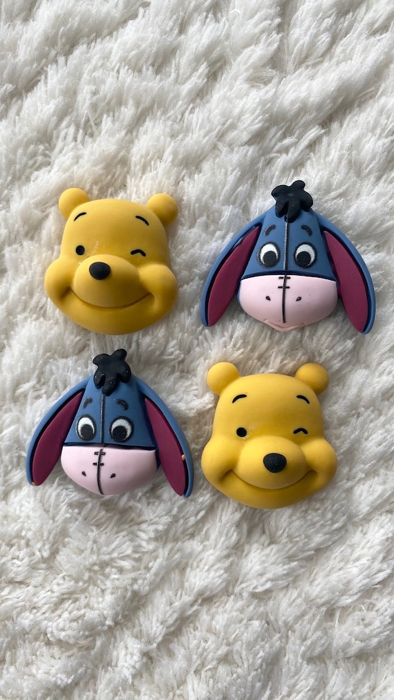 Kids Baby Cute Cartoon Honey Bear Donkey Head Jacket Shank Sewing Buttons Animals Clothing Accessories Clothing Project Craft Sewing Supply