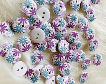 Lot De 10 Boutons Bois Chat Bébé 24x25mm - Couture, Scrapbooking, Créatif