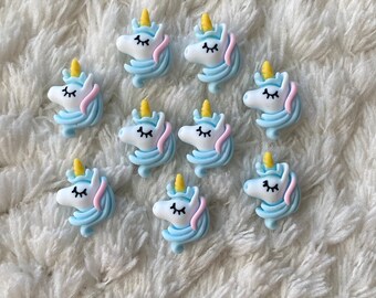 13mm Kids Baby Adorable Mini Unicorn Shank Sewing Buttons, Children Cartoon Clothing Accessories, Sewing and Kids Craft Supply, DIY Project