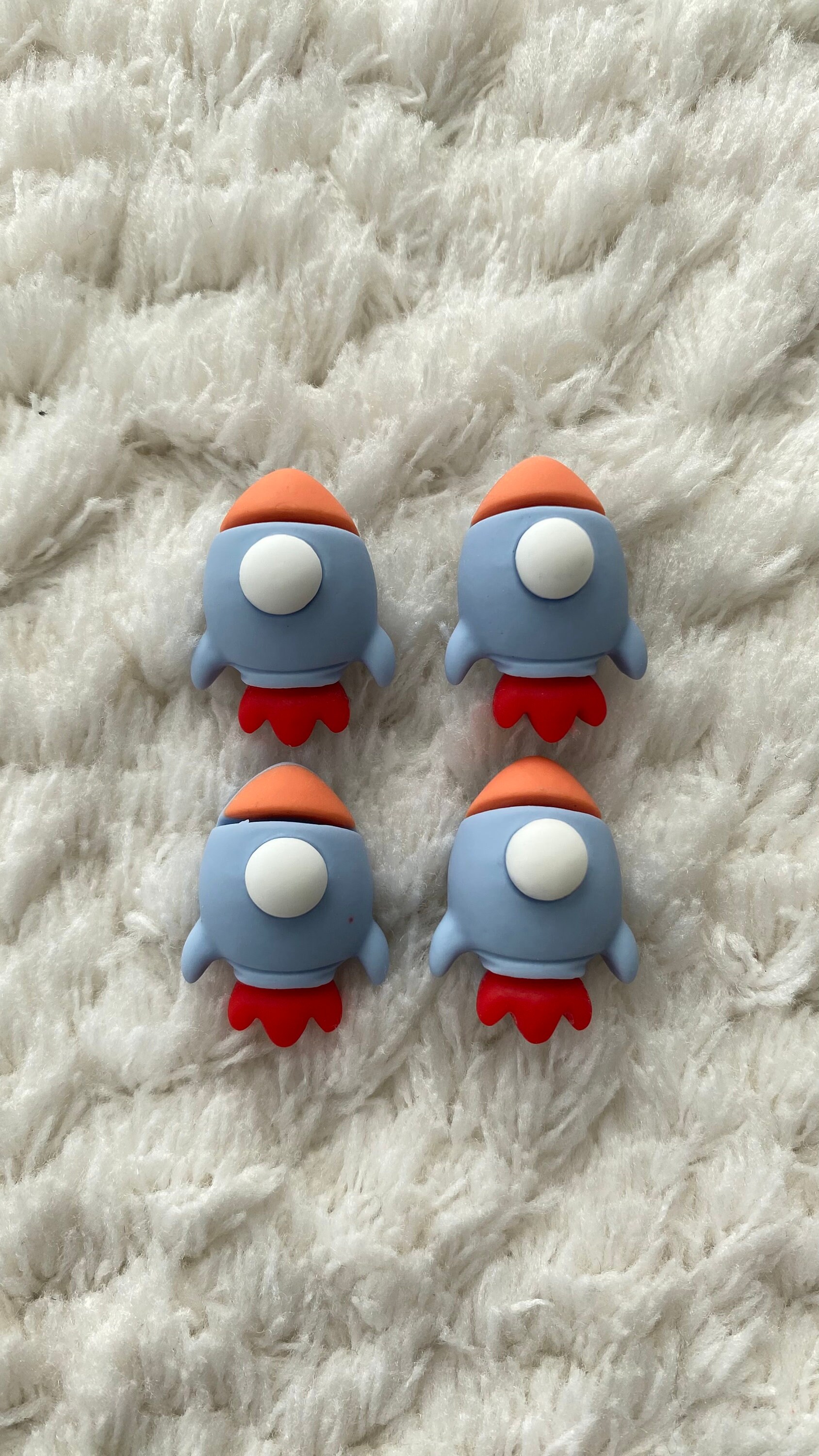 Rocket Buttons Kids Baby Resin Cute Cartoon Astronaut Rocket Series Shank Sewing ...