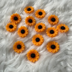 15 mm Kinder Baby Frauen niedlichen Sonnenblume Daisy Flower Shank Nähen Knopf DIY häkeln Bluse Jacke Kleidung Projekt Nähen und Kinder Handwerk Versorgung