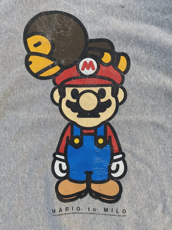 Bape Baby Milo X Mario Sweatshirt A Bathing Ape Size L - Etsy