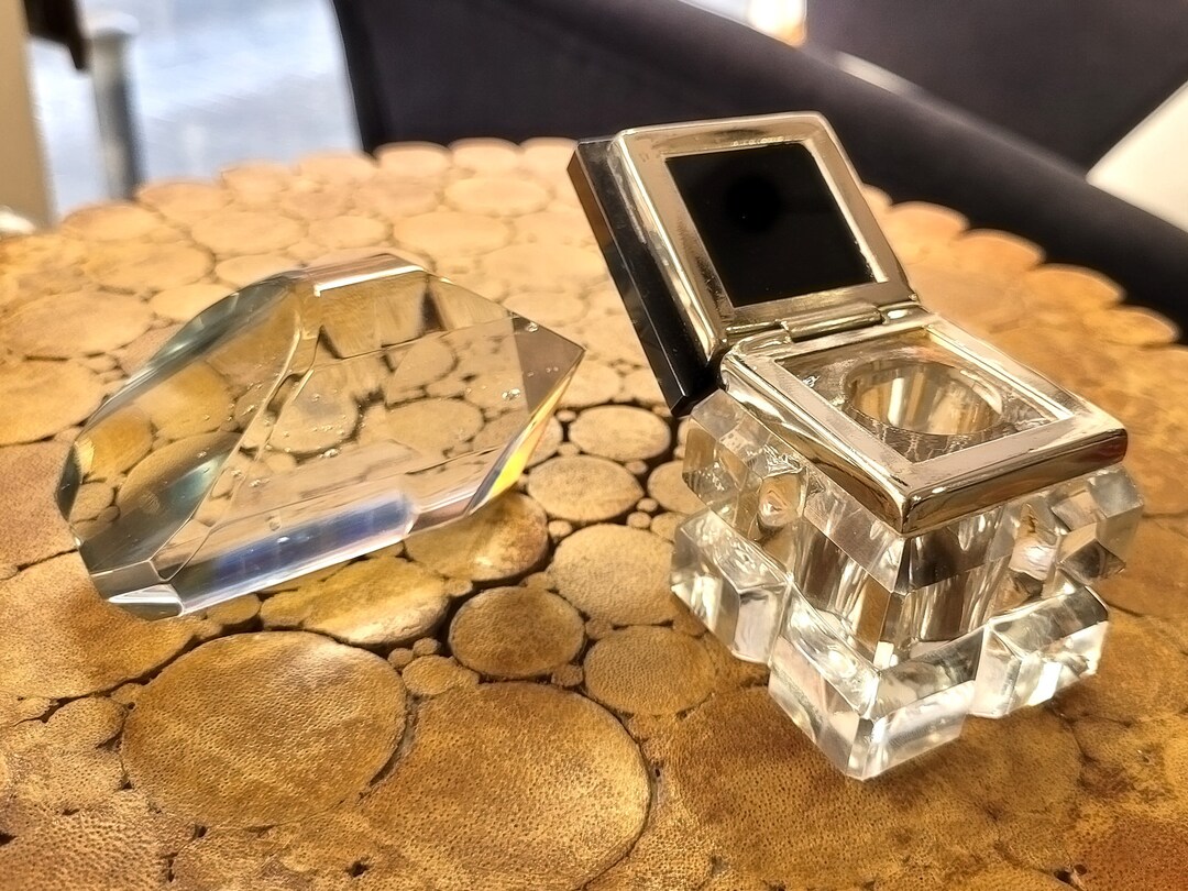 Inkwell and Paperweight Set Inkwell and Paperweight Set Etsy