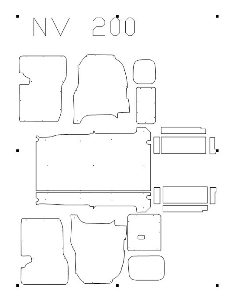 Ply Lining Templates DXF Files, Cad Files Ready to Cut, Over 110 Files
