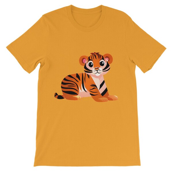 Kids Tiger T-Shirt, cute tiger Shirt, Tiger lovers, Toddler Tiger Shirt, Childrens Tiger Shirt