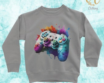 Kids Gaming Sweater | Gamer Sweatshirt | Gaming Gift Idea | Gamer Shirt | Gaming Shirt