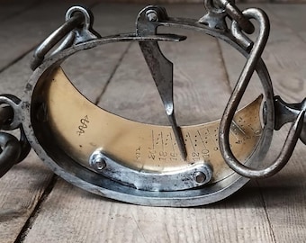 Old Mancur scales. Trappers scales from Sweden
