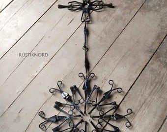 Vintage Horseshoe nail folkart from Småland, Sweden