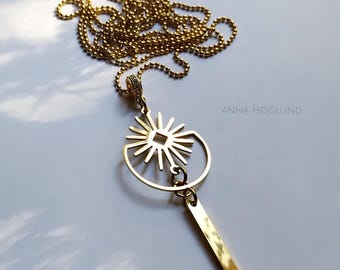 Nordic sky stainless steel necklace. Handmade by ME.