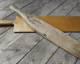 Old Swedish Klappträ ( Laundry paddles )