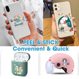 May include: A set of three phone cases with different designs. The first case features a shark with the text "SHARK I become a wild soul with you". The second case features a cartoon bunny with the text "Space Bunny". The third case features a cartoon bunny with flowers and the text "Space Bunny".