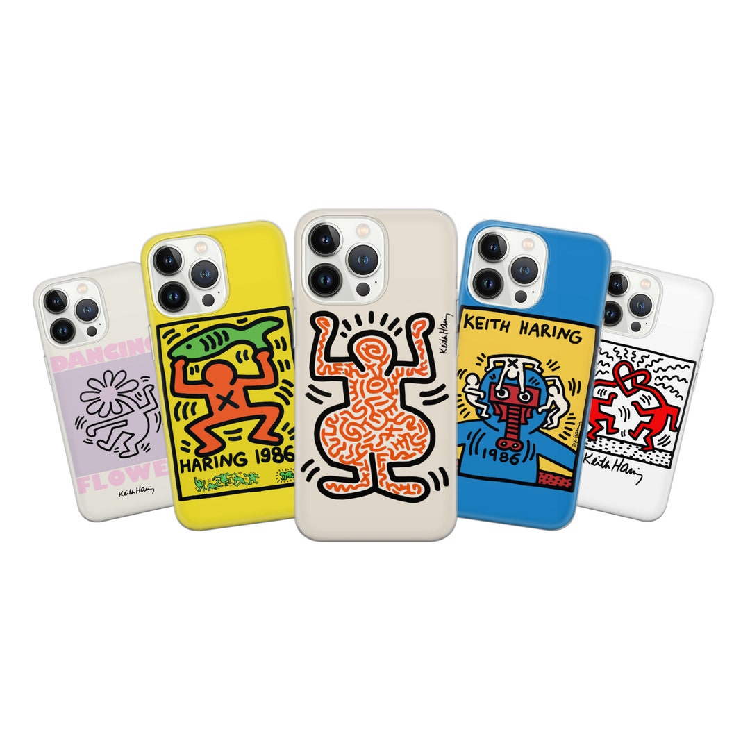 Keith Haring Phone Case Haring Graffiti Art Phone Cover for Etsy