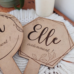 Jeu elle lui mariage | panneau elle lui | jeu lui lui ou elle elle | pancarte mariage | jeu mariage | pancarte elle lui | accessoire mariage