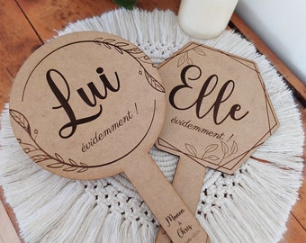 Jeu elle lui mariage | panneau elle lui bois | jeu lui lui | jeu elle elle | jeu mariage | pancarte elle lui | accessoire mariage | panneau