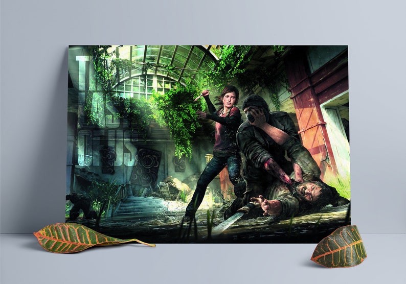 Poster Jeu The Last Of Us, TLOU, Joël, Elie, Infecté, PRINT, Format A5 ...