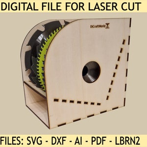 Circular Saw Blades Stand / Holder - SVG Laser Cut File Instant Download