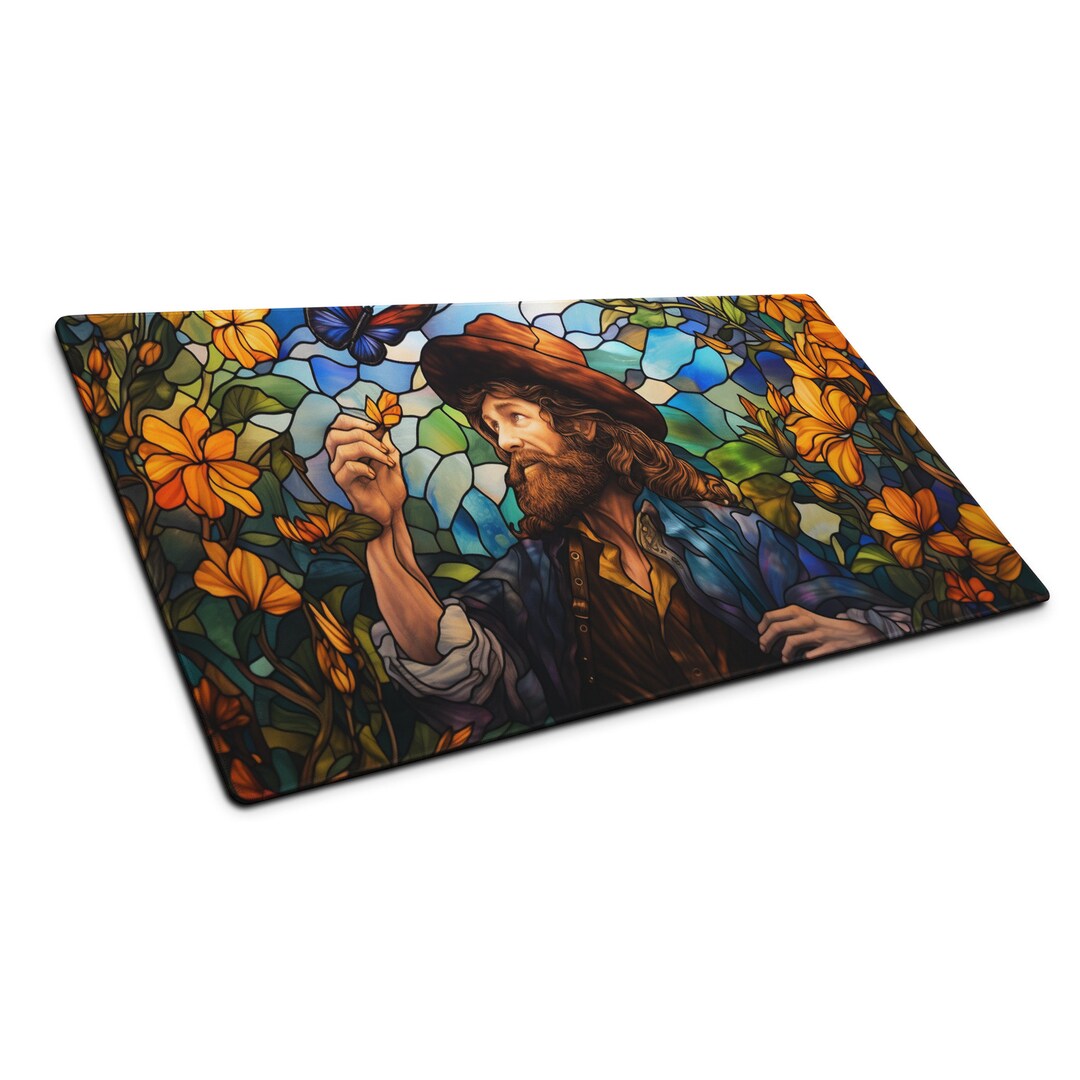 Tom Bombadil Playmat With Stained Glass Art of the God Bard Etsy