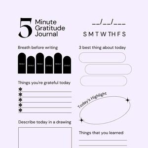 2023 Weekly Gratitude Journal Printable Template, Thankfulness Journal,  PDF , Gratitude Diary, Daily Gratitude Log, A4, Instant Download
