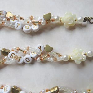 Love Story - Taylor Swift Fearless Inspired Friendship Bracelet image 3