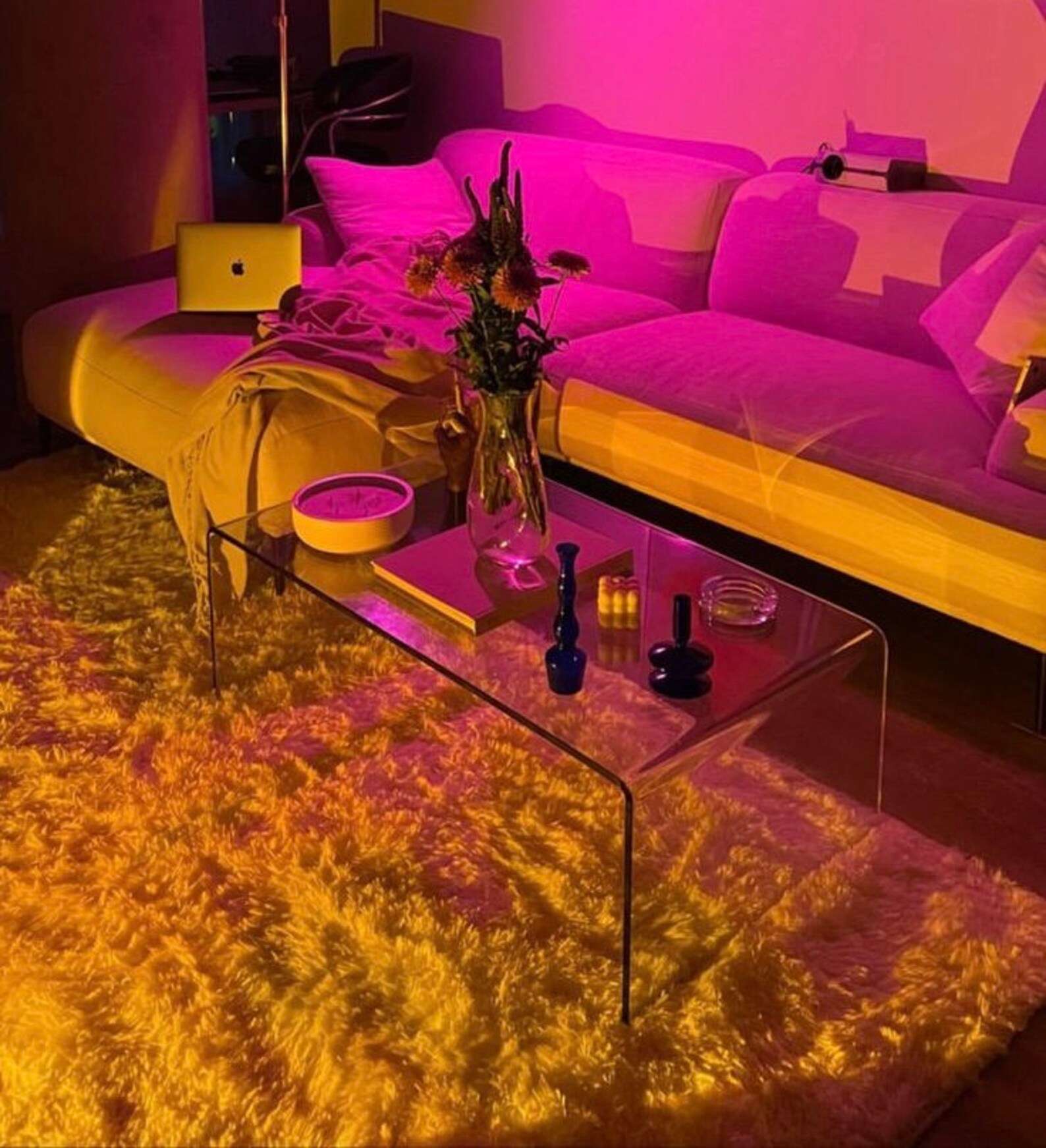 Acrylic Clear Perspex Coffee Table Modern Living Room Decor Etsy UK