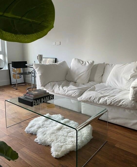 Acrylic Clear Perspex Coffee Table Modern Living Room Decor Etsy UK