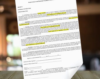 Subcontractor Periodic Payment Certificate and Release