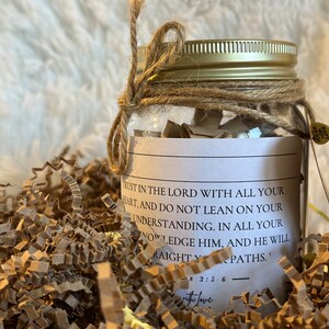 30 Day Daily Scripture Jars - Scriptures Associated With Chosen Topic ...