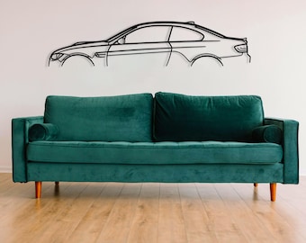 Metal Car Wall Art, E92 M3 Metal Wall Decor,Car Lovers, Racing Car, Car Accessories, Gift For Boyfriend, ,Race man, Car Guy Gift, Car Lover