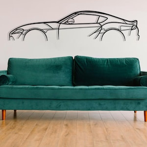 Metal Car Wall Art, Supra MK5 Metal Wall Decor, Car Lovers, Racing Car, Car Accessories, Gift For Boyfriend, Valentines Day gift, Car Guy
